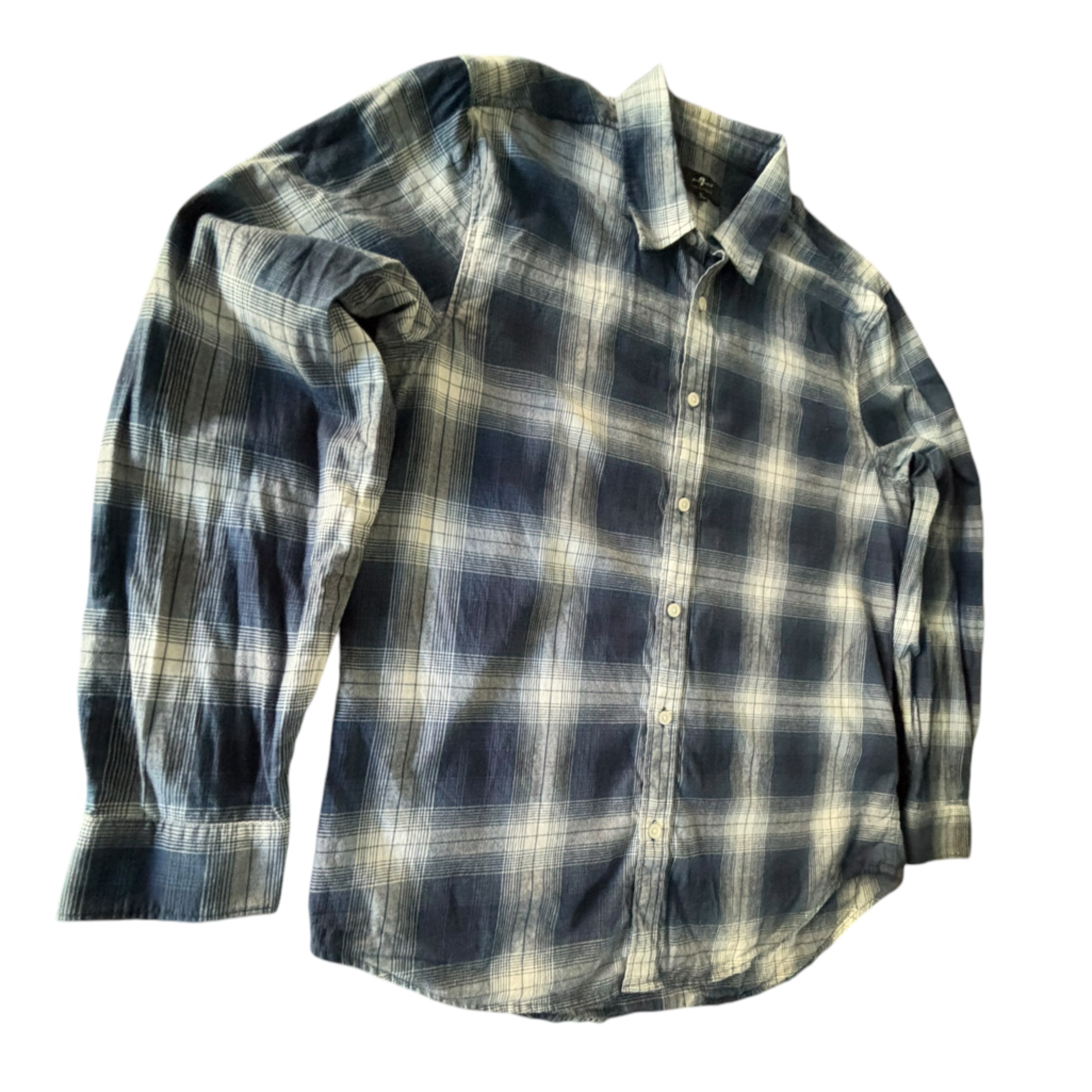 7 For All Mankind- Lightweight Flannel- Large- Like New!!!